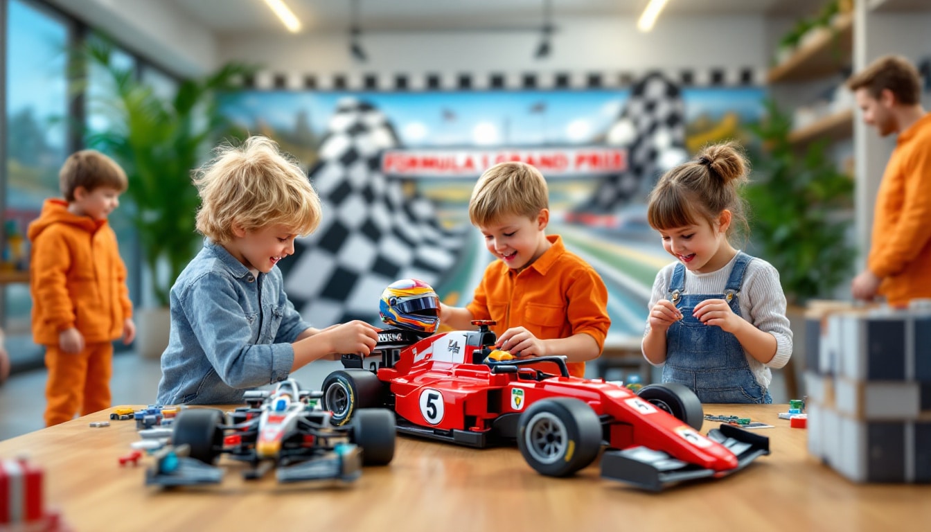 découvrez la collection playmobil formule 1, idéale pour les petits et grands fans de f1 ! plongez dans l'univers de la course avec des personnages, véhicules et accessoires captivants. parfait pour stimuler l'imagination et créer des scènes de course dynamiques en famille ou entre amis.